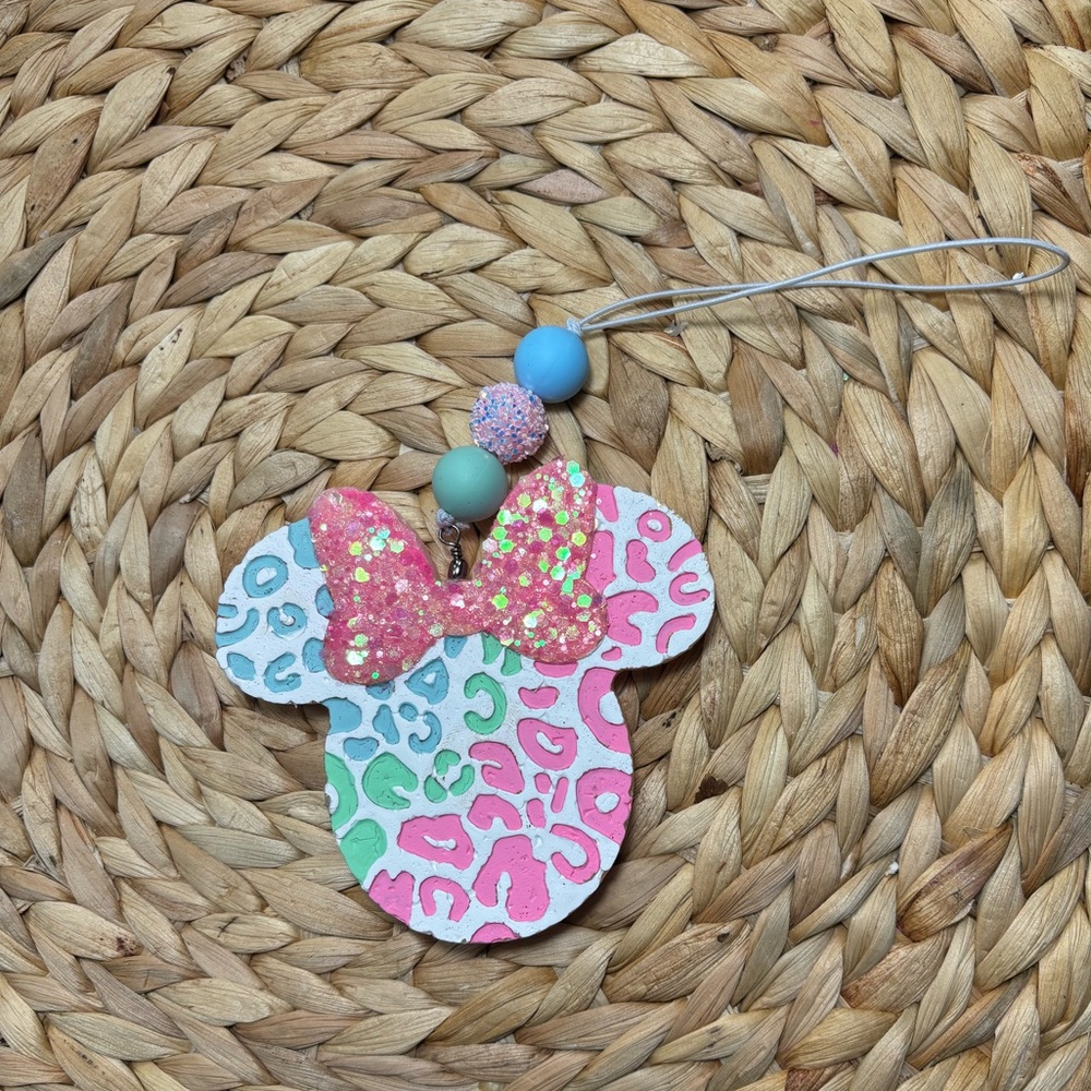 Minnie Mouse Shaped Car Freshie | VS Bombshell Scented| Handmade Gift